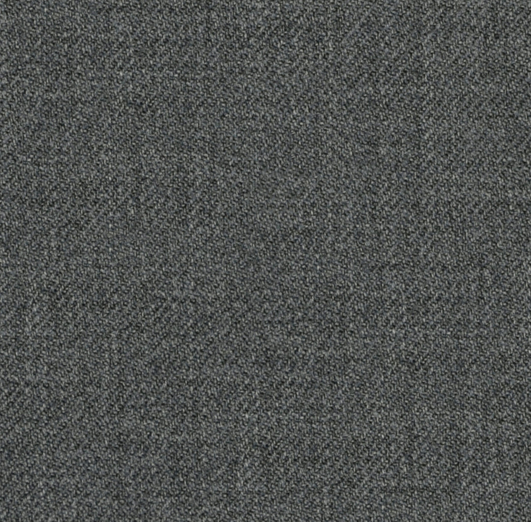 Solid Iron Grey Pure Cotton Seasonal Leisure Fabric