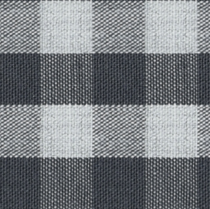 Grey Checkered Cotton Seasonal Leisure Fabric