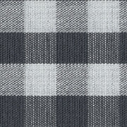Grey Checkered Cotton Seasonal Leisure Fabric