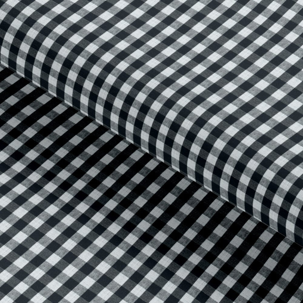 Blue Checkered Cotton Seasonal Leisure Fabric