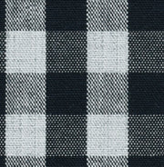 Black Checkered Cotton Seasonal Leisure Fabric