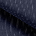 Load image into Gallery viewer, Navy Blue Swiss Self Dotted Cotton Deluxe Fabric
