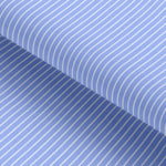 Load image into Gallery viewer, Blue Butcher Stripe Cotton Deluxe Fabric
