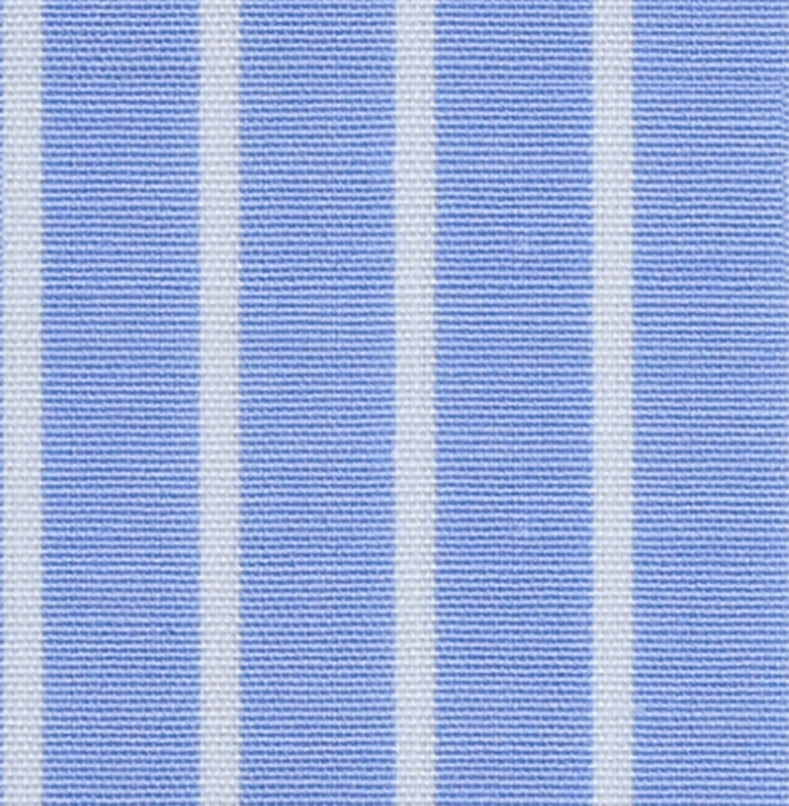 Blue Butcher Stripe Cotton Deluxe Fabric