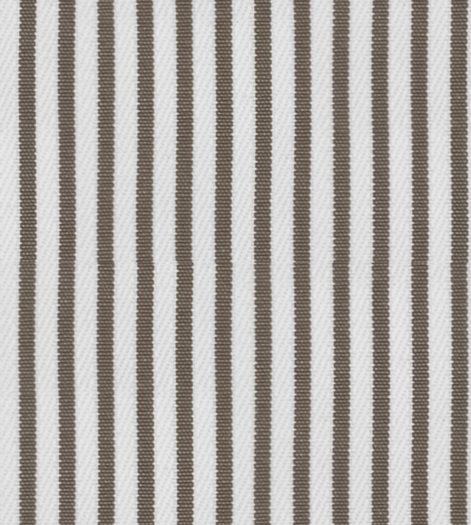 Brown Pencil Stripped Cotton Deluxe Fabric