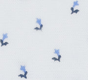 White Printed Cotton Seasonal Leisure Fabric