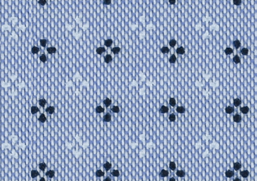 Light Blue Printed Cotton Seasonal Leisure Fabric