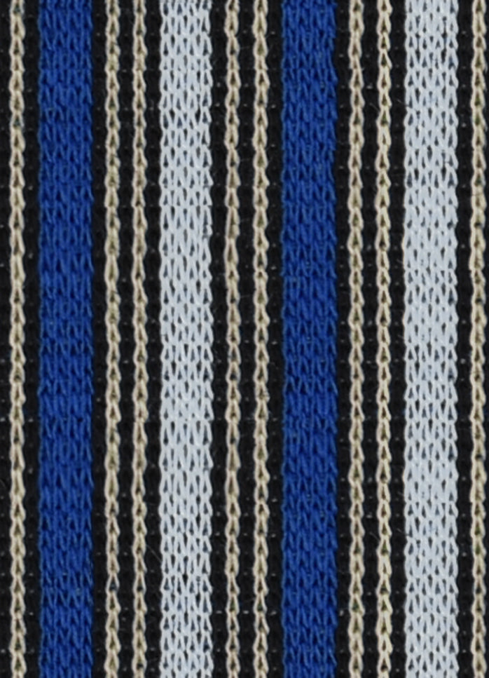 Blue Bayadere Stripped Knitted Fabric