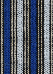 Blue Bayadere Stripped Knitted Fabric