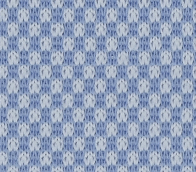 Blue Self Designed Knitted Fabric