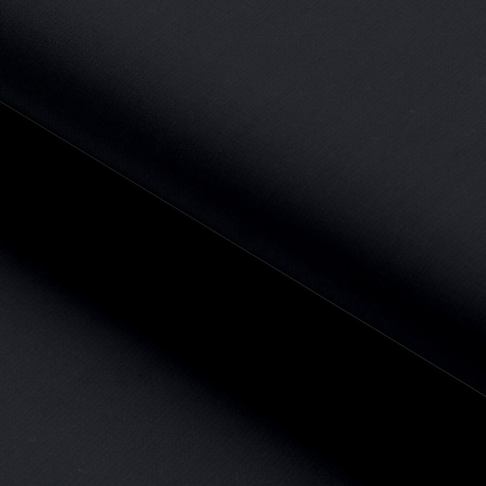 Jet Black Plain Knitted Fabric