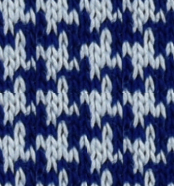 Sapphire Blue Classic Knitted Cotton Fabric